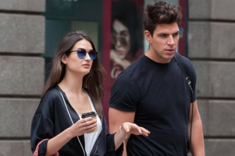 Estela Grande con Diego Matamoros.