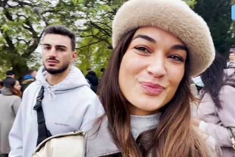 Estela Grande con su marido Juan Iglesias.