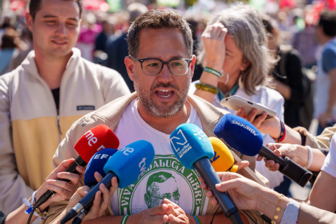 El candidato de Adelante Andalucía, José Ignacio García.