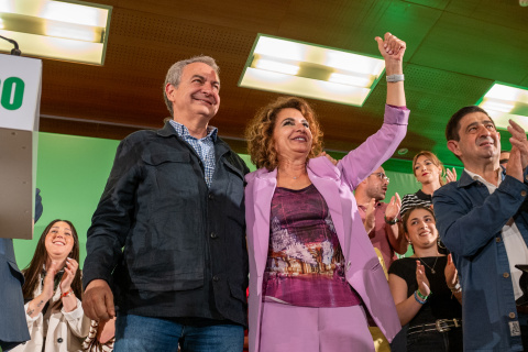 Montero con Zapatero en Jaén.
