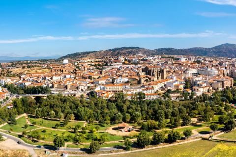 Vista de la localidad de Miajadas