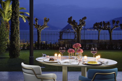 La vista al lago desde el Grand Hotel Victoria, el favorito de Anne Hathaway