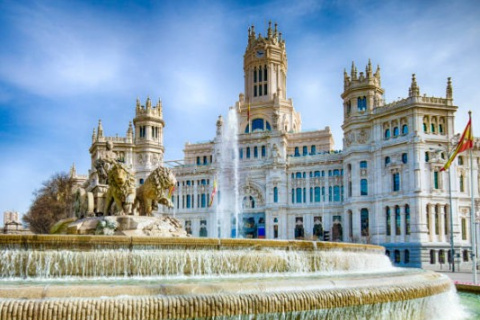 Plaza Cibeles en Madrid
