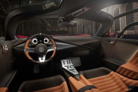 Interior del nuevo Alfa Romeo 33 Stradale
