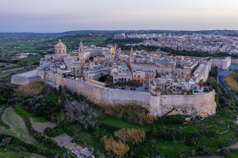 La ciudad de Mdina es uno de los diamantes enbrutos de la isla.