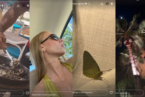 Ester Expósito ha dado buena cuenta en sus redes de su última escapada con Mbappé.