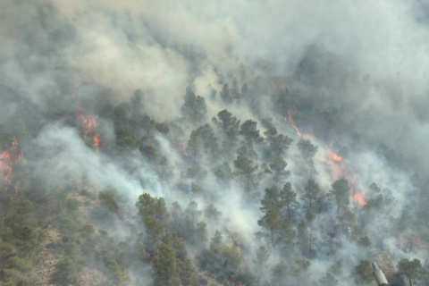 Incendio en Los Garres (Murcia)