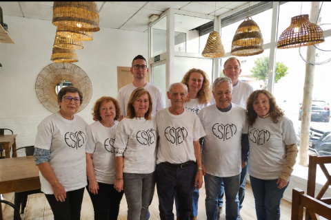 Socios y voluntarios de la asociación ESTEM Solidarios en Acción.