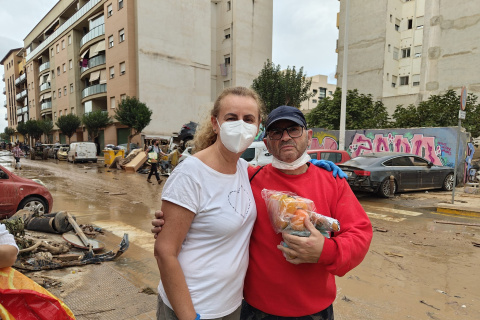 ESTEM prpporciona ayuda a los damnificados por la dana.
