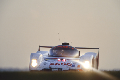 Peugeot 905 Evo 1B, action during the 1993 24 Hours of Le Mans, on the Circuit de la Sarthe, from June 17 to 20, 1993 in Le Mans, France - Photo Francois Flamand / DPPI