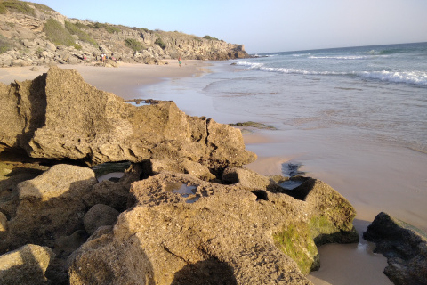 Playa del Cañuelo, en Cádiz.