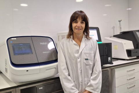 La doctora Zaída García, adjunta al Laboratorio Molecular del IVO.