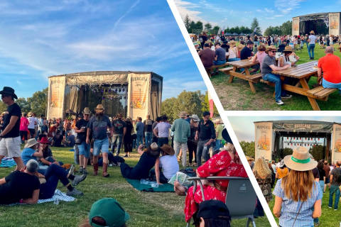 El ambiente familiar distingue a Huercasa de otros festivales.