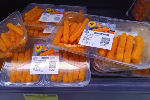Tiras de pollo en Mercadona