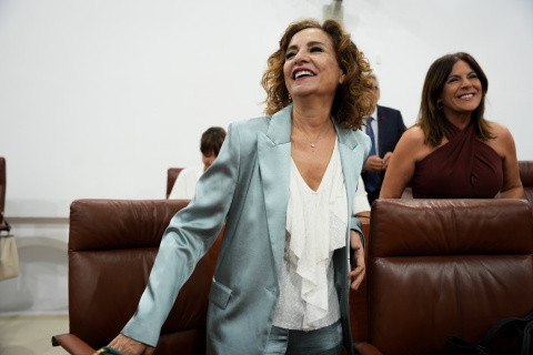La secretaria general del PSOE-A y portavoz parlamentaria socialista, María Jesús Montero.