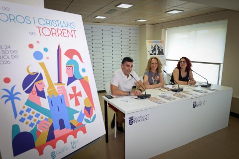 Otro momento de la presentación de las Fiestas Patronales de Torrent.