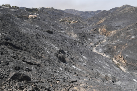 Incendio en Almería.