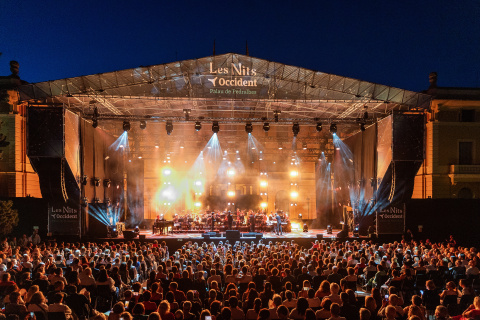 Il Volo durante su concierto en Barcelona