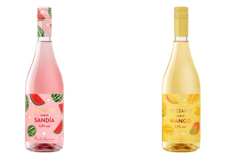 Mercadona amplía su gama de frizzantes con dos nuevos sabores, sandía y mango, por 2,35 euros la botella.