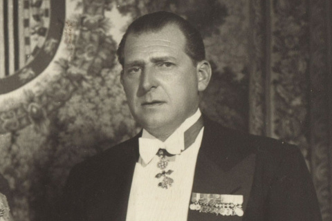Don Juan de Borbón, conde de Barcelona.