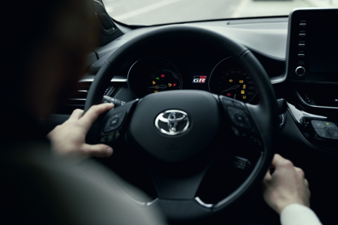 Volante de un Toyota