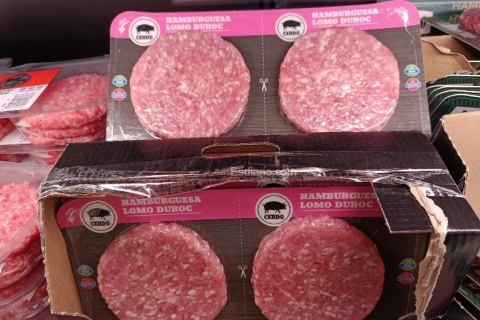Hamburgesas de lomo Duroc - Mercadona