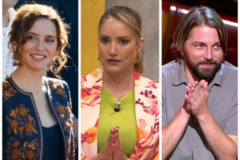 Isabel Díaz Ayuso, Alba Carrillo y Juan Soto Ivars