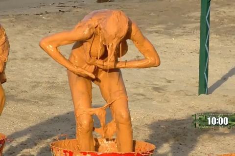 Yola Berrocal durante la prueba de recompensa de Supervivientes All Stars 3