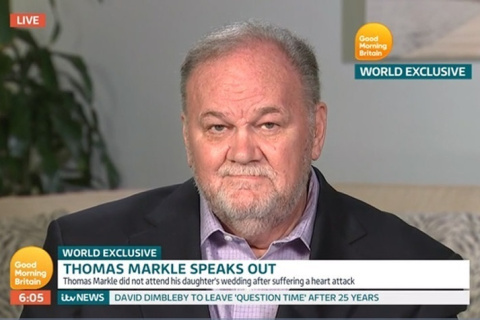 Thomas Markle, padre de Meghan.