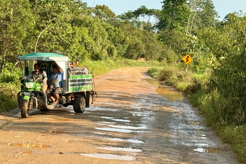 Las lluvias convierten los caminos de acceso a Tambopata en auténticos desafíos.