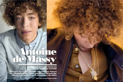 Antonie en la portada de 'Vogue Italia'.
