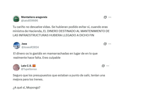 Reacciones en la red X a la socialista Montero.