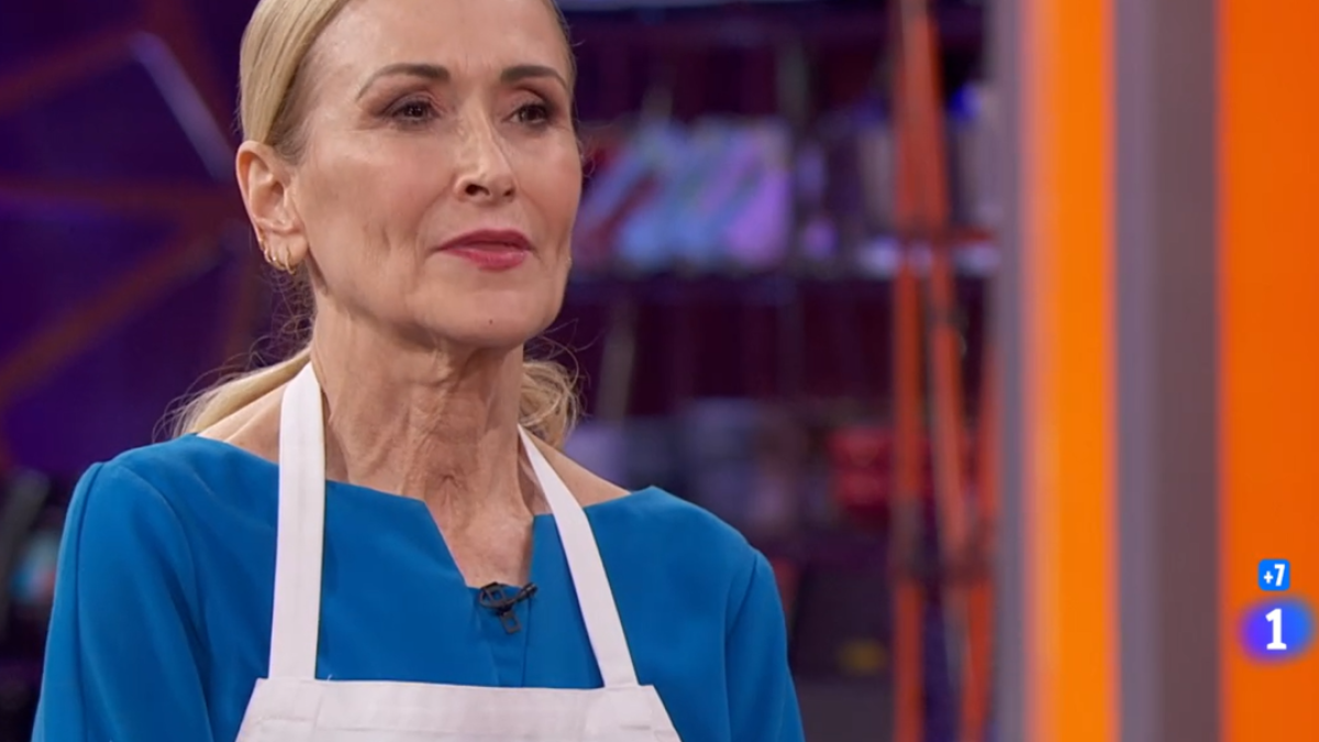 Cristina Cifuentes, concursante de 'Masterchef Celebrity'