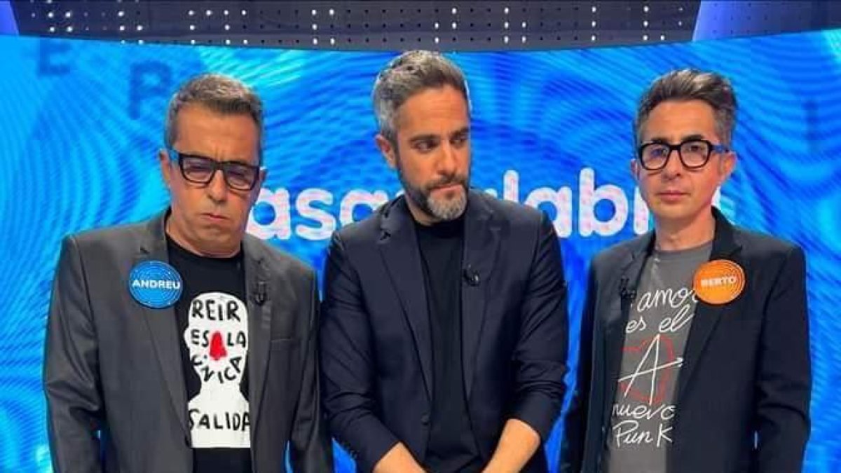 Andreu Buenafuente, Roberto Leal y Berto Romero.