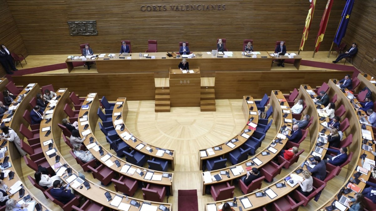 Pleno de Las Cortes Valencianas