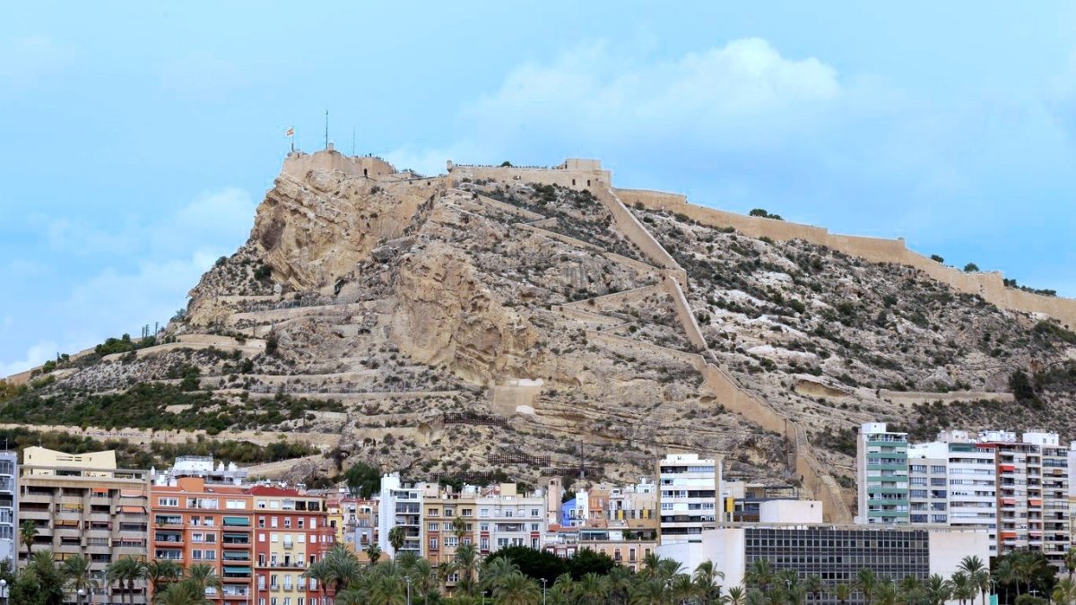 Castillo de Santa Bárbara en Alicante