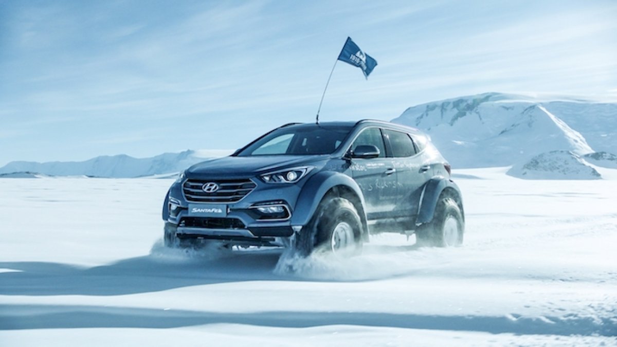 Hyundai conquista el ártico de la mano de otro Shackleton