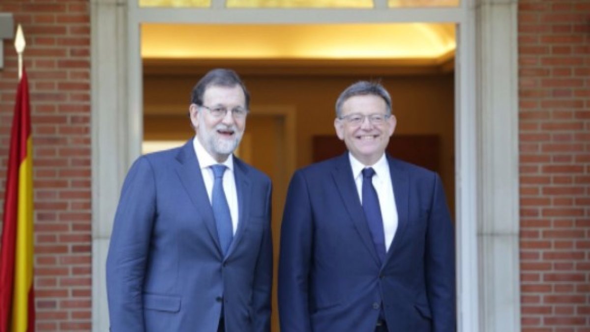 Rajoy y Puig 2017