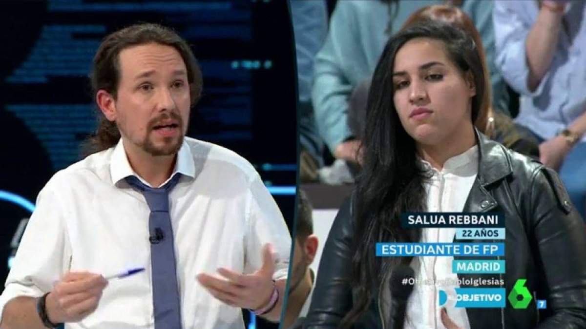 Una joven estudiante preguntó a Iglesias por su actitud ante chistes machistas de amigos.