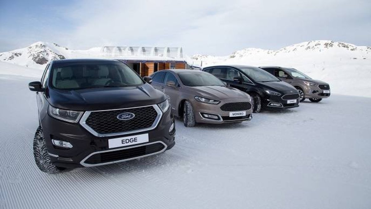 La gama Ford Vignale, a prueba en la nieve