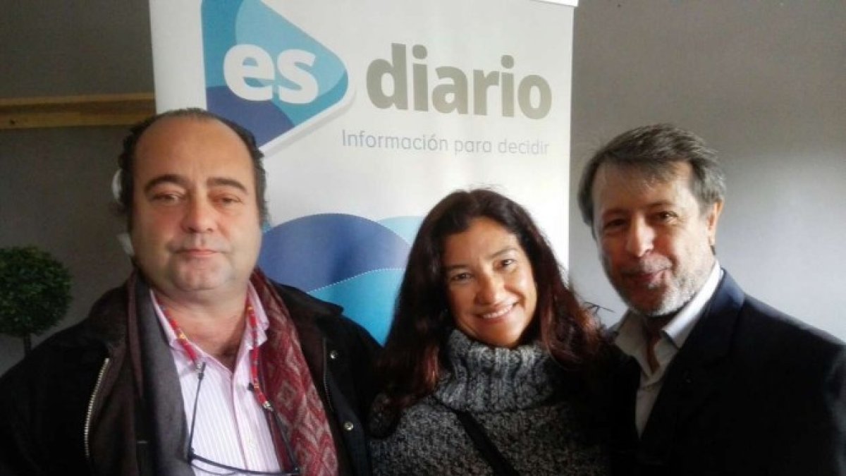 Fernando Ferrando y Ángela Valero de Palma con Vicente Climent