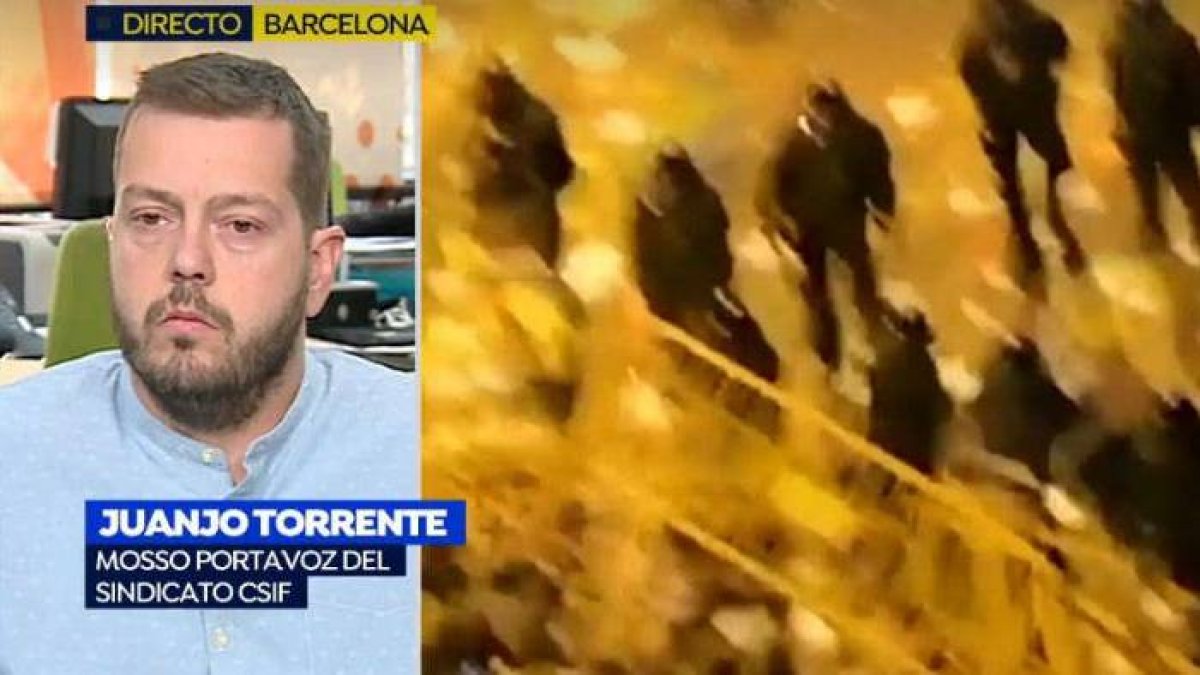 Juan Torrente, de la sección del sindicato CSIF en los Mossos.