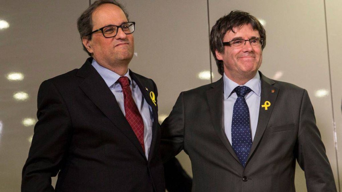 Torra y Puigdemont se han venido arriba con los últimos acontecimientos.