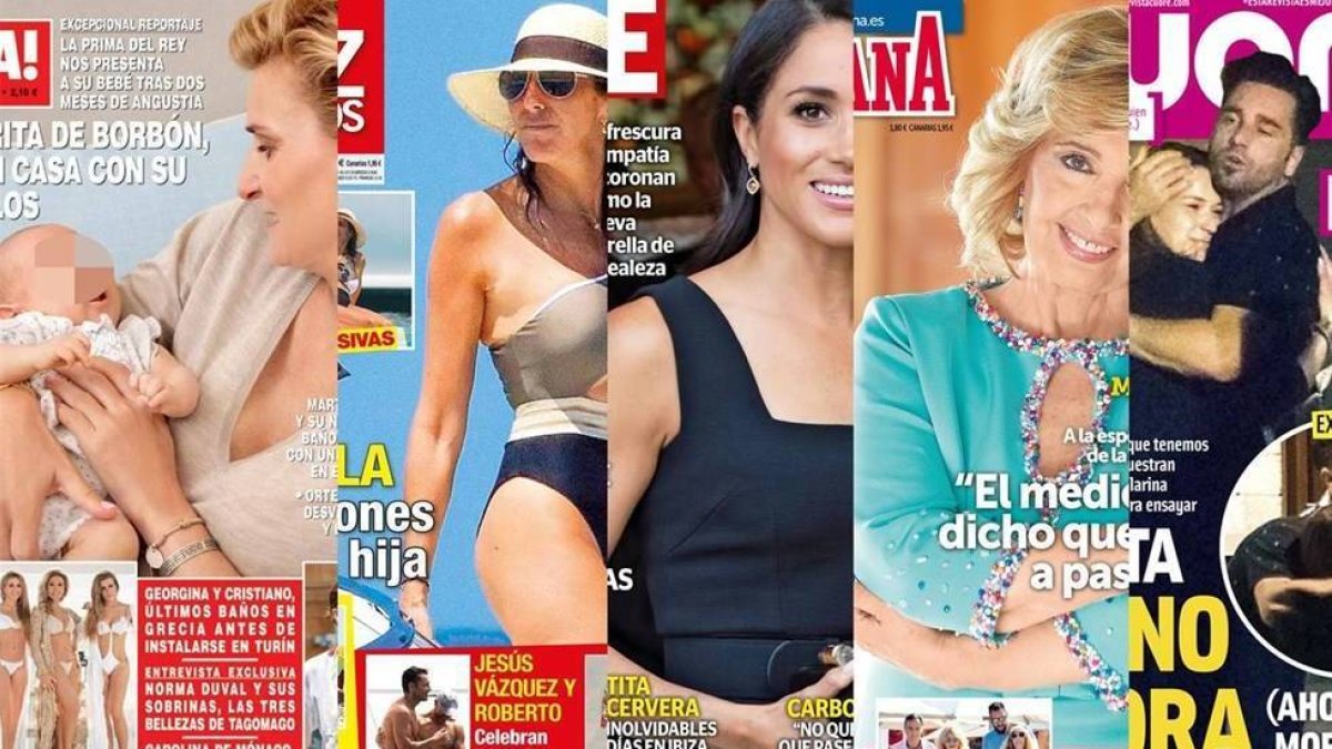 Miércoles de revistas del corazón.