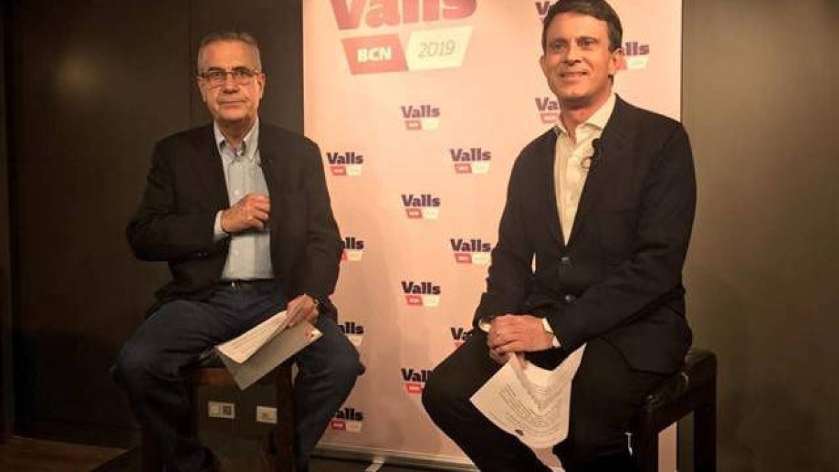 Celestino Corbacho y Manuel Valls