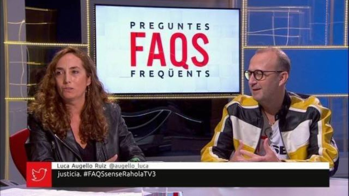 Carolina Punset y Alexis Marí en TV3