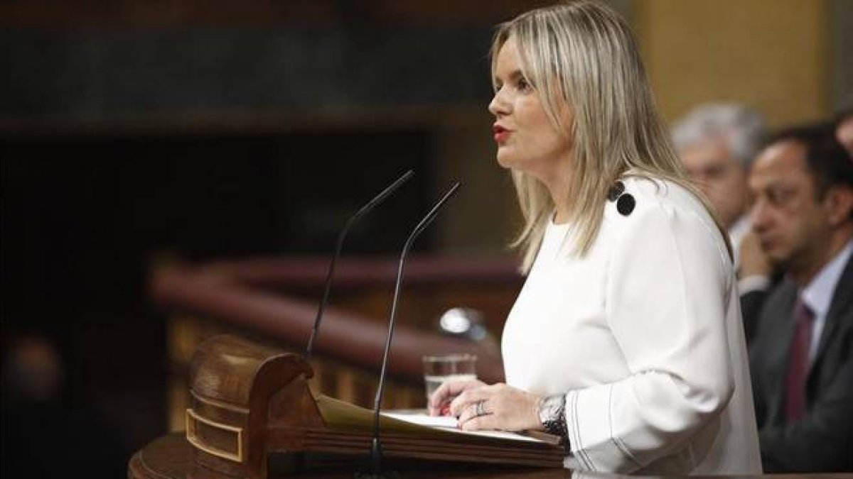 Marimar Blanco durante su intervención.