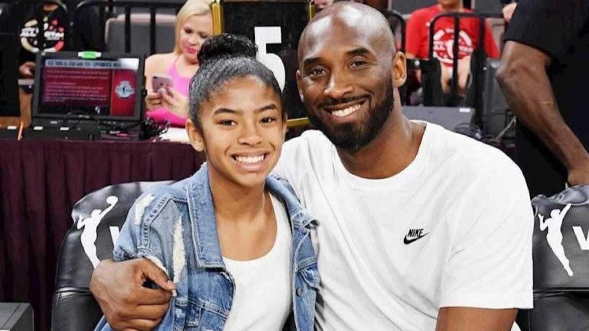 Kobe Bryant y su hija Gianna.