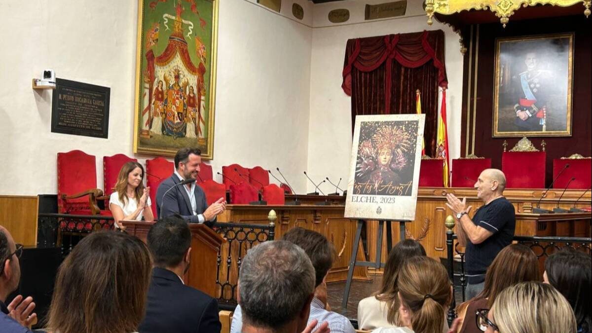 Presentación cartel fiestas Elche 2023