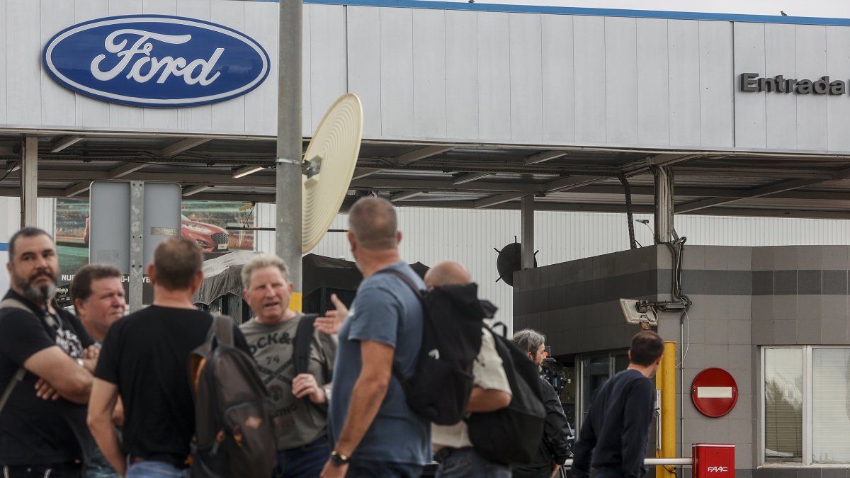 Factoria Ford en Almussafes, donde se ha planteado un expediente de regulación de empleo (ERE) para la planta valenciana de 1.622 trabajadores.